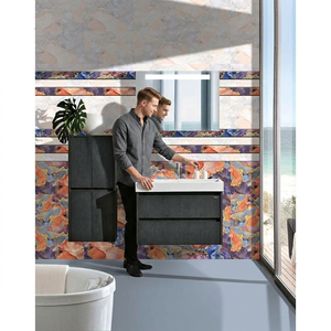 Vistaar 300x450mm <b>Light</b> Dark Color Glossy Porcelain 30x45cm 12x18 Glazed Antibacterial Ceramic Wall Tiles for Interior - Product Image 1