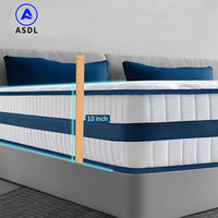 Maßgefertigte 5-Sterne-Hotel-Bettmatratze King Size Neue Koreanische Matratze Online Bestellbar Full Queen Size Faltbare Taschenfederkern-Memoryschaum-Matratze