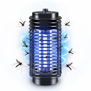 Dispositif répulsif anti-<span class=keywords><strong>moustiques</strong></span> électrique, capture d'insectes, lumière Led, lampe anti-mouche, <span class=keywords><strong>appareil</strong></span> de choc électrique, 1 pièce - Product Image 1