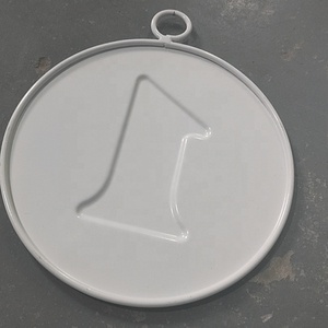 ป้ายเหล็กเคลือบลายนูนสไตล์โบราณที่กำหนดเองตกแต่งบ้านด้วยงานฝีมือโลหะดีไซน์ตัวเลข - Product Image 6