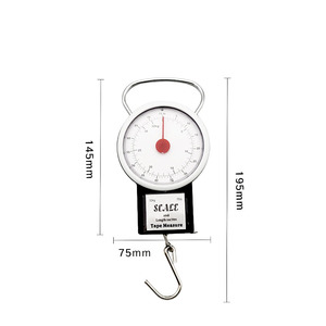 Tape <strong>Measure</strong> <strong>Spring</strong> Balance Manual Weighing <strong>Scale</strong> 22kg50lb Mechanical Hanging <strong>Scales</strong> - Product Image 3