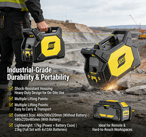 Machine <span class=keywords><strong>à</strong></span> <span class=keywords><strong>souder</strong></span> portable sans fil industrielle <span class=keywords><strong>ESAB</strong></span> avec écran couleur, calculateur de temps d'arc, large plage de tension 90-220V, marine, minier - Product Image 2