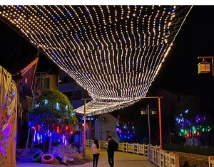 IP65 không thấm nước 3*2 LED Đèn Cổ Tích <span class=keywords><strong>24V</strong></span> giáng sinh Vòng hoa lưới lưới ánh sáng cho đèn tuyết ngoài trời cho các bữa tiệc Halloween - Product Image 3