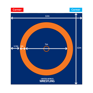 Alfombra de Lucha Libre Unisex Kaka Mat Rw-05 Directo de Fábrica, Logotipo Personalizable, Tamaños de 12*12m y 8*8m, Otros Materiales - Product Image 2