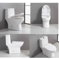 Foshan Ovs Sanitary Ware Co Ltd Inodoros Modernos 4L/6L WC Céramique Allongé à Double Siphon