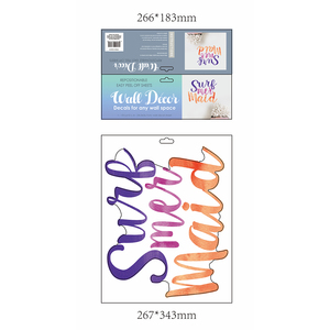 <span class=keywords><strong>Bellissimi</strong></span> <span class=keywords><strong>Adesivi</strong></span> <span class=keywords><strong>Murali</strong></span> a Tema Spiaggia e Surf, in PVC Non Tossico, Autoadesivi, Stampati UV, Fustellati per Soggiorno, Camera dei Bambini, Casa - Product Image 2