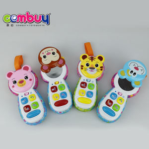 Animaux de bande dessinée mobile set <span class=keywords><strong>6</strong></span> <span class=keywords><strong>mois</strong></span> + jouer jouets musicaux bébé téléphone - Product Image 3