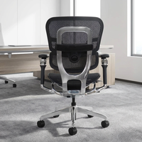Chaise de bureau ergonomique professionnelle en gros, chaise d'ordinateur avec double dossier, accoudoirs 8D et réglable (Silla Oficina)