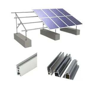 Matech a buon mercato in acciaio alluminio inverso a doppia inclinazione fissa scaffalature solari