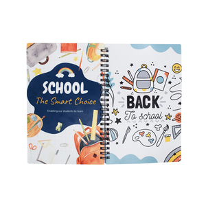 Qualisub New Arrival A5 PET Cover Spiral Coils Note Pad <strong>Notebook</strong> Sublimation <strong>Blank</strong> <strong>Notebook</strong> with Color Sticky Note Pad - Product Image 4