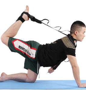 Correa de estiramiento de yoga con bucles, estirador de tobillos y piernas, bandas de estiramiento para piernas y pies - Product Image 1
