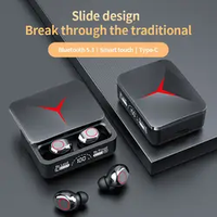 Écouteurs sans fil M90 Pro TWS True Stereo avec micro, casque gamer, affichage LED, écouteurs de jeu