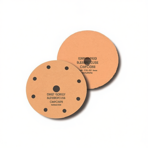 Discos de lijado TTAKE de grano 400, discos de fibra de corindón con respaldo de velcro para lijado y pulido - Product Image 2