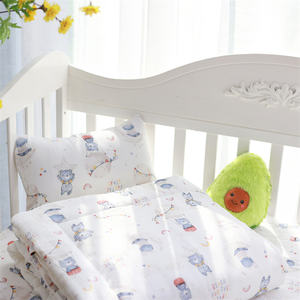 Juego de Ropa de <span class=keywords><strong>Cama</strong></span> para Cuna de Bebé de 5 Estrellas, Sábanas Ajustables Suaves, Cubrecamas, Almohada, Cubrecama Unisex Acogedor para Niños - Product Image 4