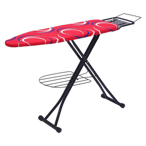 Tabla <span class=keywords><strong>de</strong></span> <span class=keywords><strong>Planchar</strong></span> <span class=keywords><strong>de</strong></span> Tamaño Completo <span class=keywords><strong>con</strong></span> Altura Ajustable, Soporte para Plancha, Estante <span class=keywords><strong>de</strong></span> Almacenamiento Inferior, Patas Antideslizantes, Plegable - Product Image 5