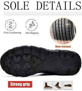 Botas de Hombre con Caña Alta, Listas para Enviar. Perfecto para Senderismo al Aire Libre y Entrenamiento Táctico en el Desierto, con Antideslizante - Product Image 3