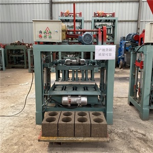 Kleine mobile Beton presse Hohlziegel Massiv ziegel Pflasters tein Maschine austauschbare Form - Product Image 4
