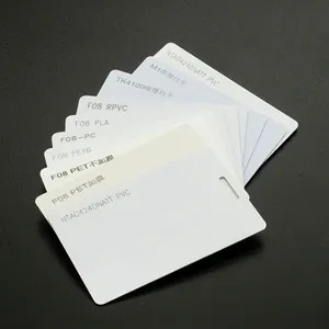 Custom 125khz id 13.56mhz ic nfc uhf pvc rfid card printable blank business cards for hotel member vip park