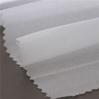 Entoilage/Entretela de revêtement de PA de haute qualité fusible tissé tricoté par chaîne en polyester réutilisable pour européen