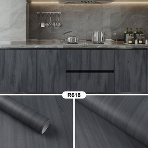 3D PVC carta da parati in legno Peel adesivo mobili ristrutturare pellicola di legno per armadi e controsoffitti facili riparazioni - Product Image 2