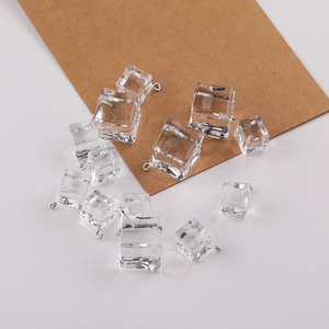 Ornements en acrylique en forme de glaçon 12MM/18MM, accessoires de bijoux DIY, décorations pour la maison - Product Image 3