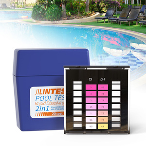 Kit completo de tiras y tabletas de prueba de agua de <span class=keywords><strong>piscina</strong></span> de acción rápida 2 en 1 para prueba de <span class=keywords><strong>cloro</strong></span>, bromo y pH - Product Image 5