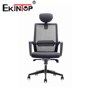 Fauteuil de bureau ergonomique pivotant en maille pour visiteurs et cadres, avec accoudoirs fixes et soutien lombaire, idéal pour salles de réunion - Vente en gros - Product Image 2