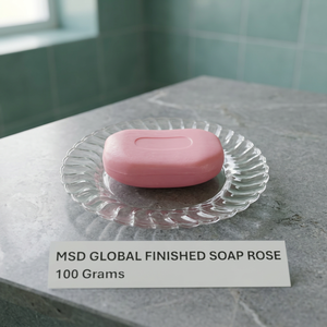 สบู่ก้อน MSD GLOBAL โรส บาร์โซป 100 กรัม สบู่ล้างมือผสมน้ำมันปาล์ม อายุการเก็บรักษา 2 ปี เหมาะสำหรับทุกสภาพผิว - Product Image 1