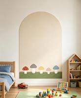 Autocollant mural magnétique auto-adhésif en tableau noir amovible, à peler et coller, taille et couleur personnalisées pour la décoration de chambre d'enfant