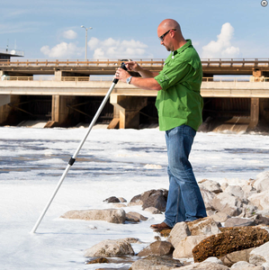 MGG/KL-DCB Высокоточный RS485 портативный измеритель потока рек электромагнитный измеритель скорости - Product Image 3