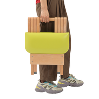 Banc de Pilates en bois portable et durable, réglable, écologique, pliable, pour la salle de sport, la maison, le studio de yoga