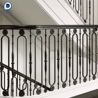 Escalier droit suspendu Prima avec support dissimulé, marches en bois étanches, style américain, pour intérieur