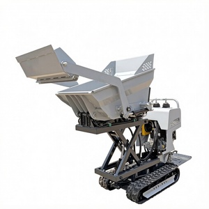 Small Lifting Dump Truck Handling Farm Orchard Transport Dump Truck Hydraulic Crawler Transporter - Product Image 5