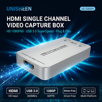 Tarjeta de Captura de Video HDMI Portátil de 2 Canales, Compatible con OBS, vMix, Zoom, Grabador de Video 1080P60 para Transmisión Multiplataforma