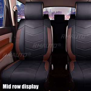 Ensemble de housses de siège de voiture en cuir PU universelles pour la plupart des voitures, protection de siège auto, coussin confortable pour siège de voiture, tapis, oreiller, automobiles - Product Image 5