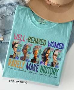 T-Shirt Comfort Colors con Icone Femministe, Maglietta Casual da Donna con Collo Tondo, 100% Cotone Stampato, Manica Corta per Tutte le Stagioni - Product Image 3