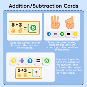 ของเล่นนับนิ้วเสริ<span class=keywords><strong>ม</strong></span>สร้างควา<span class=keywords><strong>ม</strong></span>รู้ทาง<span class=keywords><strong>คณิต</strong></span>ศาสตร์ AJB สำหรับเด็กอนุบาล ของเล่นเสริมพัฒนาการด้านตัวเลขสำหรับเด็กชาย - Product Image 5