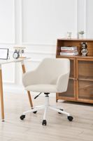 Chaise en velours confortable et élégante pour la maison, le bureau, belle chaise pivotante de bureau, chaise de salle à manger