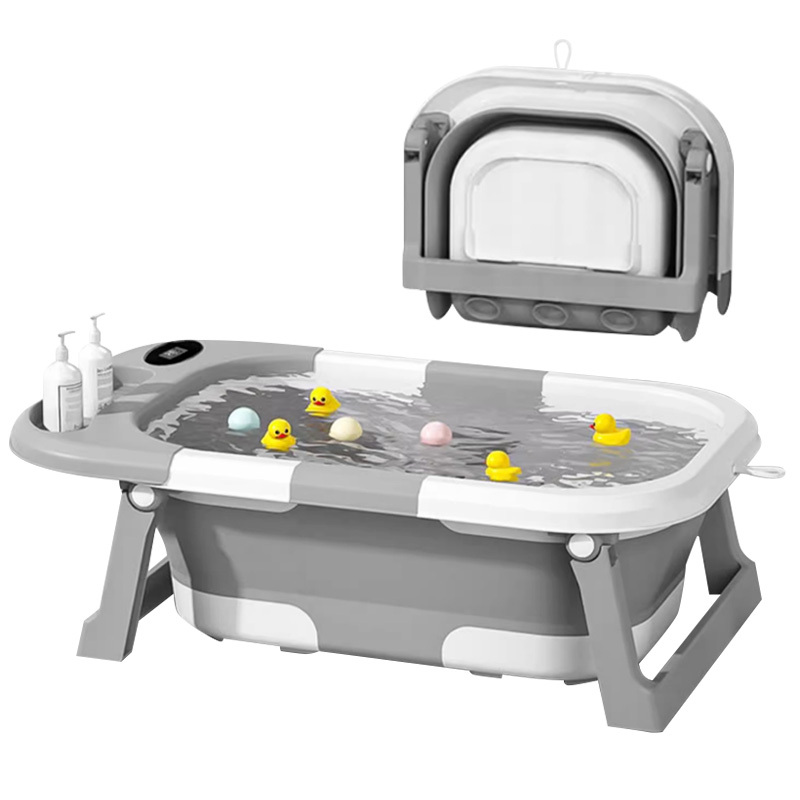 Folding Bathtub Baby Collapsible Standing Infant