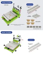 Xincongbang Manual de alta precisión SMT pasta de soldadura serigrafía para placa de circuito PCB 220V 304 Placa de nombre de acero inoxidable 1