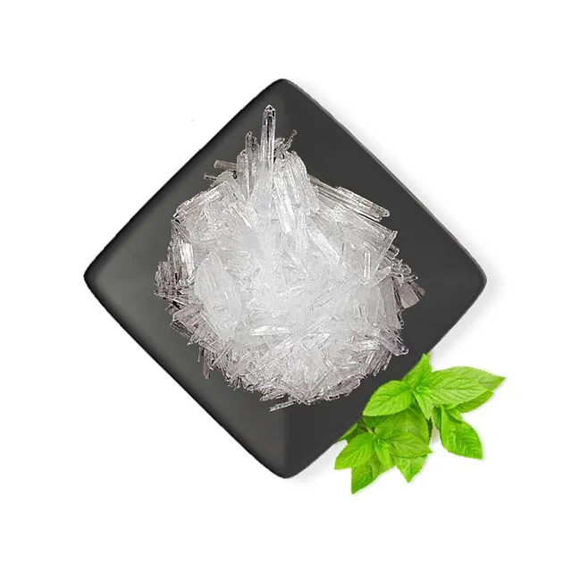 Échantillon gratuit cristal menthol grand stock cristal de haute qualité L-menthol 100% naturel à vendre