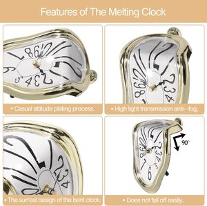 Orologio decorativo Dali che si scioglie orologio-surreale da tavolo da scrivania orologio fuso alla moda <span class=keywords><strong>Salvador</strong></span> Dali ha ispirato decorazioni per la casa divertenti - Product Image 2