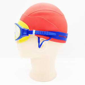 एचडी बाल खेल डाइविंग स्विमिंग गॉगल मजाकिया सर्फ कान प्लग एंटी-फॉग और एंटी- यूव चश्मा समायोज्य बड़े फ्रेम सिलिकॉन गैसकेट बच्चों - Product Image 6