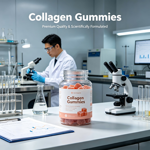 Gomitas Multivitamínicas con Núcleo Líquido y Relleno de Vitaminas, Gomitas de Doble Capa, Suplemento Vitamínico, Marca Privada OEM - Product Image 1
