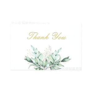 Carte de voeux de joyeux anniversaire personnalisée en feuille d'or avec logo imprimé pour le Nouvel An Impression offset Cartes de remerciement en papier Graduation - Product Image 5