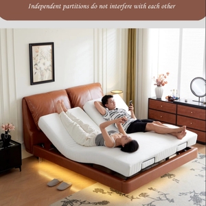 Mobilier de chambre à coucher Lit réglable de split King avec matelas Cadre de lit réglable à commande motorisée <span class=keywords><strong>Oken</strong></span> avec base de matelas - Product Image 4