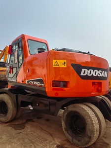 Excavadora de ruedas de 15 toneladas importada por Corea, máquina excavadora de neumáticos de goma Doosan DX140W/DX150W/DX140W/DX150W/2000/2000 - Product Image 3