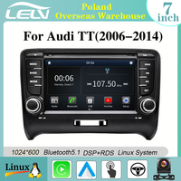 Reproductor Multimedia con Navegación GPS y WiFi para Audi TT 2006-2014, Sistema Linux de 7 Pulgadas, Audio Inalámbrico para Automóvil