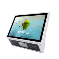 Sistema de Punto de Venta con Pantalla Táctil Mini Kiosk para Windows y Android, Caja Registradora con Soporte NFC y Escáner de Código de Barras