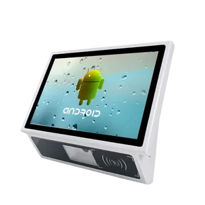 Win dows android mini kiosk pollici Touch Screen sistema Pos registratore di cassa supporto NFC con scanner di codici a barre
